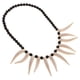 thumbnail image 2 of Novedad Cuerno De Colmillo Artificial Cuernos Tribales Collar Partido Fantasía, 2 of 5