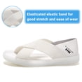 thumbnail image 2 of Cyiecw Women's Flat Sandals Elastic Strap Sandals Summer Open Toe Beach Sandals Shoes, 2 of 7