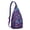 Purple-8, variant on Sci-Fi Lover's Sling Bag - Rocket & Alien Print Crossbody Backpack (Galaxy Aesthetic, Durable)