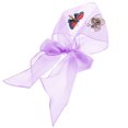 thumbnail image 4 of Neck Scarves Thin Mesh 2PCS Butterfly Polyester Scarves Summer Scarves for Women, 4 of 10