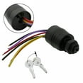 thumbnail image 2 of Interruptor de llave de encendido, 6 conectores 87-88107 Reemplazo 87-88107A5 Se la la adaptaciónción a de control del motor Zulema interruptor de llave, 2 of 7