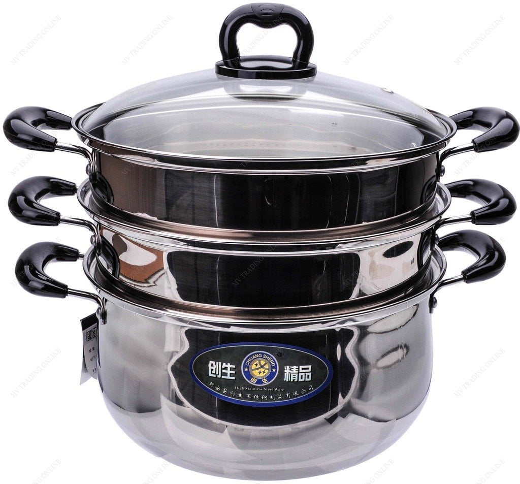 large steamer pan set