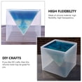 thumbnail image 2 of KAKOWELY Silicone Mold 1Pc DIY Storage Case Mold Delicate Creative Organizer Box Pyramid Mold6.85"X6.85"X6.1", 2 of 5
