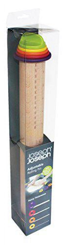 Joseph Joseph Adjustable Rolling Pin with Removable Rings, 13.6", Multi-Color - image 2 of 3