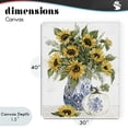 thumbnail image 4 of Stupell Industries Farmhouse Imperial Autumn Sunflowers Canvas Art, 30 x 40, by Cindy Jacobs, 4 of 8