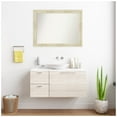 thumbnail image 7 of Amanti Art Custom Wall and Bathroom Mirror (27.5 x 36.5 in.), Country White Wash Frame, 7 of 7