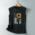 thumbnail image 5 of IROINNID Women's Round Neckline T-Shirt Sleeveless 4th Of July Summer Casual Loose Tops America Independence Day, 5 of 5