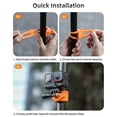 thumbnail image 5 of Mini Flexible Bracket for DJI Action 5 Pro Gopro 13 Insta360 Black, 5 of 5