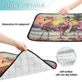 thumbnail image 4 of Qxltty Summer Flamingo Cat litter Pads Pet Set of 3 Diaper Mats Center Anti-leakage Layer Absorbent Soft and Comfortable, 4 of 7