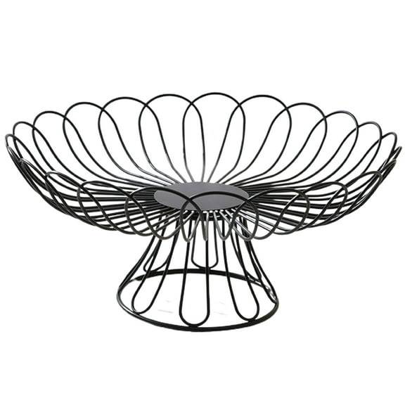 Fruit Basket For Kitchen Counter - Breathable Metal Wire Fruit Bowl For Kitchen Countertop - Fruit Holder For Produce, Vegetables, Kitchen
