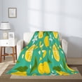 thumbnail image 2 of Fuzoiu fruits Print Flannel Throw Blanket,Light Weight Warm Decorative,Throw Blanket Cover for Sofa, Couch, Bedroom,Travel-60"x50", 2 of 6