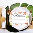 thumbnail image 3 of Koyal Wholesale Autumn Fall Foliage Wedding Advice & Well Wishes Guest Book Cards for Bride and Groom, 56 Pack, 3 of 5