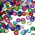 thumbnail image 4 of Loose Sequins 6MM Laser Sequins 2400Pcs Cup Sequins Embroidery Sequins for Jewelry Making Crafts Sewing,Multicolored, 4 of 5