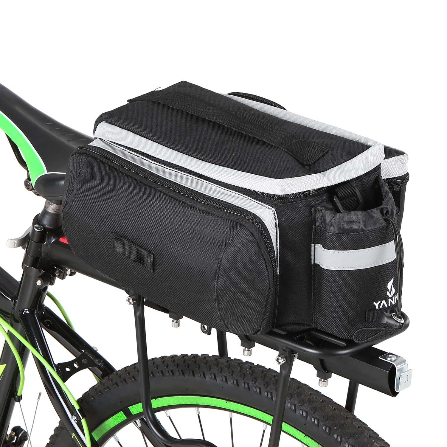 Bike Bicycle Cycling Rear Seat Panniers Bag Trunk Rack Pack Shoulder Carrier 