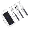 thumbnail image 2 of Kdxio Mathematica Science Toddler Utensils Set - Kids Silverware Set, Set Kids Utensils Set with Case for Preschooler Children, 2 of 8