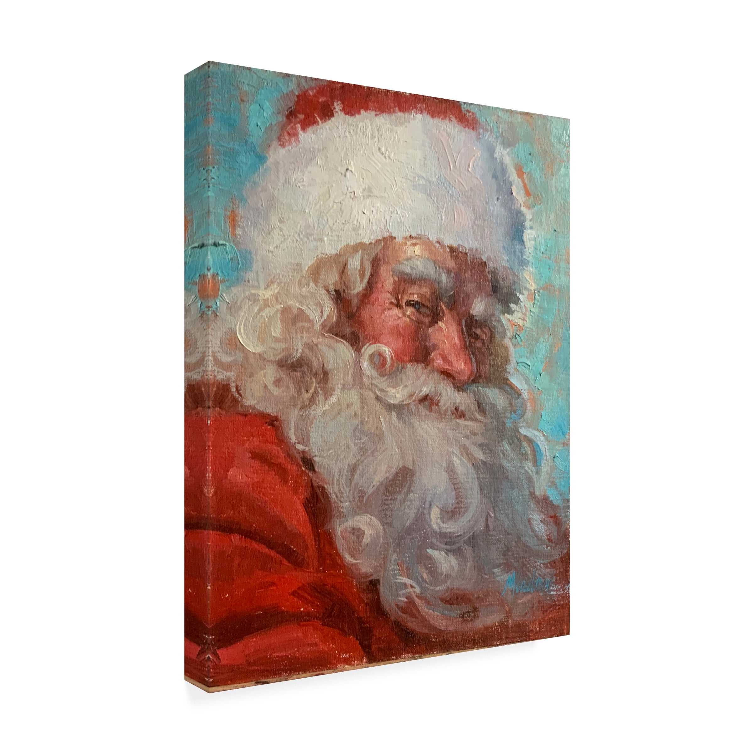Meadowpaint 'Old Saint Nick' Canvas Art