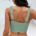 thumbnail image 3 of Hauts de Bikini pour Femmes, Hauts de Maillot de Bain à devant Torsadé, Hauts de Maillot Rehausseur, Haut de Maillot de Bain Confortable, Soutien-Gorge de Sport, Haut Tankini Rétro, 3 of 7
