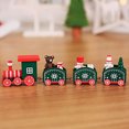 thumbnail image 1 of Decoraciones de tren de Navidad Mini Mini decoración de tren de Navidad Linda para la decoración de la mesa del hogar FLhrweasw Nuevo, 1 of 7