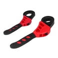 thumbnail image 2 of 2 Pcs Clé à Courroie Multi-Usage Sangle en Caoutchouc Réglable 6 Po 8 Po pour Entretien de Voiture Rouge, 2 of 8