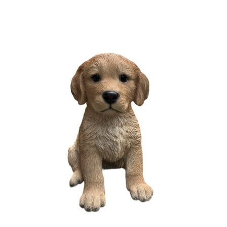 Hi-Line Gift Ltd. 10" Golden Retreiver Puppy Statue