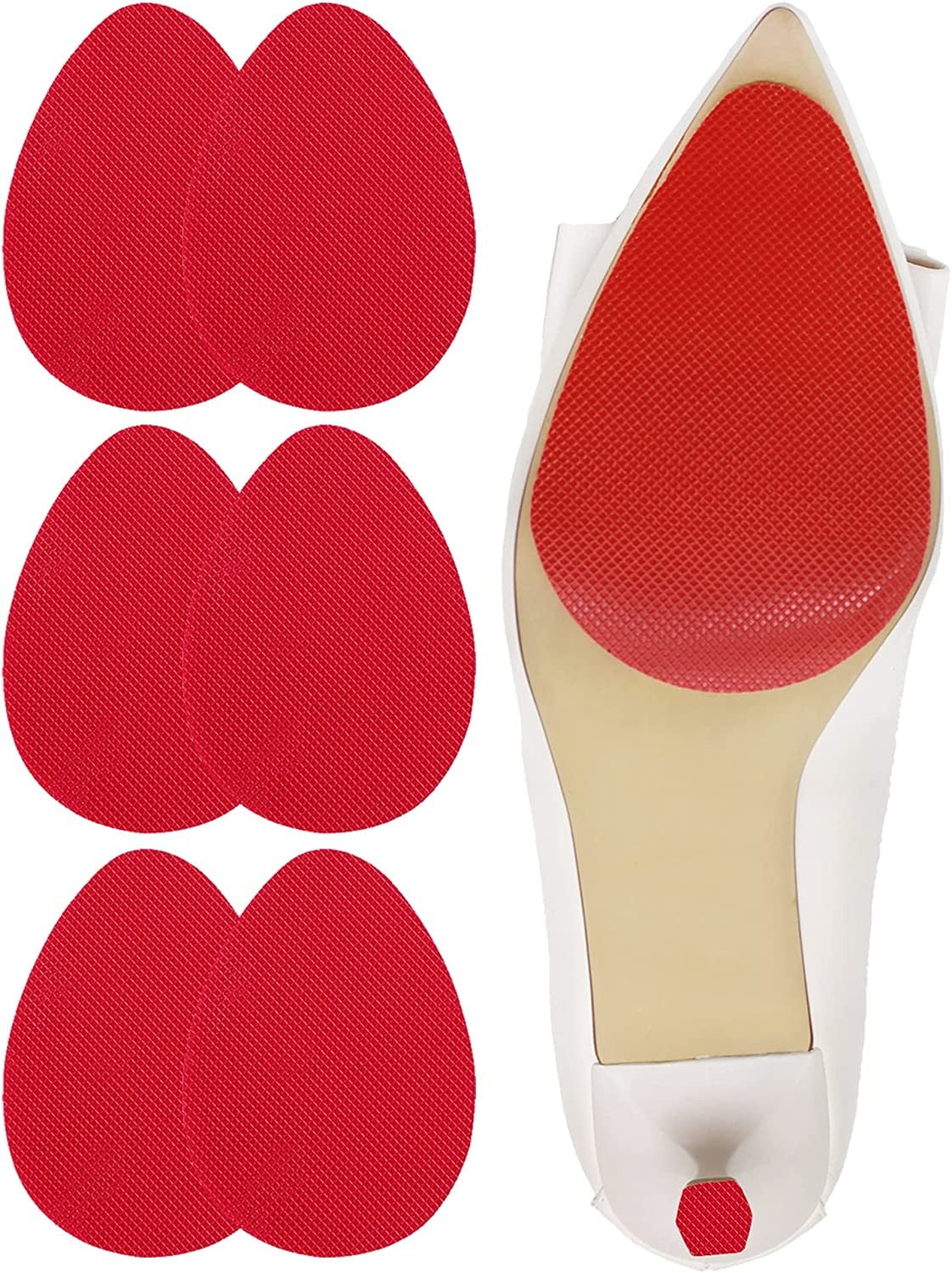 3 Pairs Bottom Shoe Sole Protectors for Womens High Heels Shoes, Non