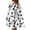 White, variant on Xyxonk Women's Casual Dresses Long Sleeve Fashion Teacher Dress Fall V-Neck Dress Empire Waist Casual A-Line Floral Print Dresses Yellow XL