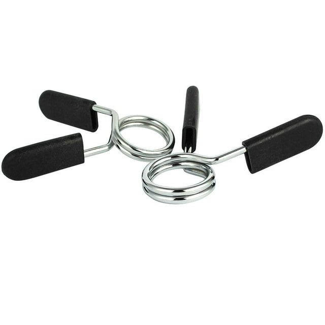 relayinert 2Pcs Fitness Dumbbell Spring for Buckle Barbell Clips Lock Collar for Buckle for Gym Sports