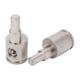 thumbnail image 3 of Reductor de entrada de amperio adaptador reductor de alambre anticorrosión niquelado de alta potencia 2 piezas para automóvil ANGGREK Otros, 3 of 8