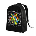 thumbnail image 2 of Customized Math Rubik Rubix Rubics Player Cube Backpack Men Women Fashion Bookbag for School Math Lovers Bags, 2 of 5