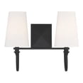 thumbnail image 2 of Savoy House Cameron 15" 2 Lights Transitional Metal Bath Bar in Matte Black, 2 of 6