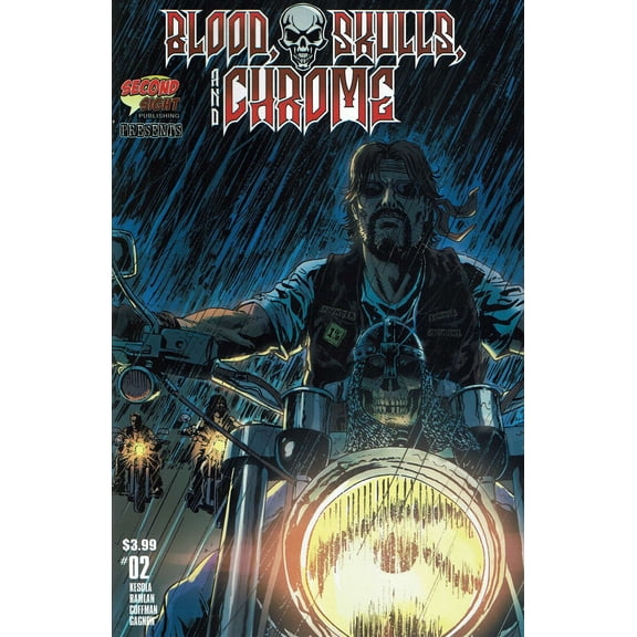 Blood, Skulls, and Chrome #2A VF ; Second Sight Comic Book