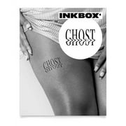 Inkbox Temporary Tattoos, Semi-Permanent Tattoo, One Premium Easy Long Lasting, Water-Resistant Temp Tattoo with For Now Ink - Lasts 1-2 Weeks, Ghostly, 3 x 3 in