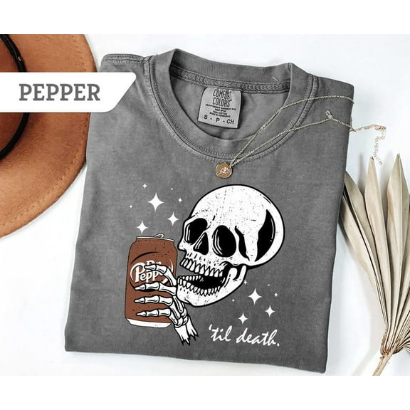 Simple Fit Dr Pepper Skull Shirt, Shirt, Skull Shirt, Dr Pepper Shirt