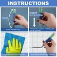 thumbnail image 4 of jesticaly 4pcs/set Repair Pen Easily Fix Discolored Grout Lines In Minutes Waterproof Tile Repair Grout Pen dark grey 1Set, 4 of 6