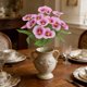 thumbnail image 5 of Lekihaqq Artificial Silk Pansy Flowers Bouquet Plastic Fake Flower For Wedding Home Decor Hotel Decoration Party White Red Yellow Purple, 5 of 7
