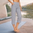 thumbnail image 2 of Pants for Women Casual Work Stretchy Slim Fit Trousers Office Slacks with Pockets, 2 of 6