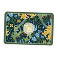 thumbnail image 1 of DOLITY Kitchen Absorbent Drain Pad Dinnerware Placemat Dish Drying Mat Farmhouse Dishes Blue Green Yellow, 1 of 9
