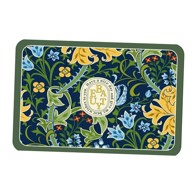 GUOOL Kitchen Absorbent Drain Pad Dinnerware Placemat Dish Drying Mat Farmhouse Dishes Blue Green Yellow