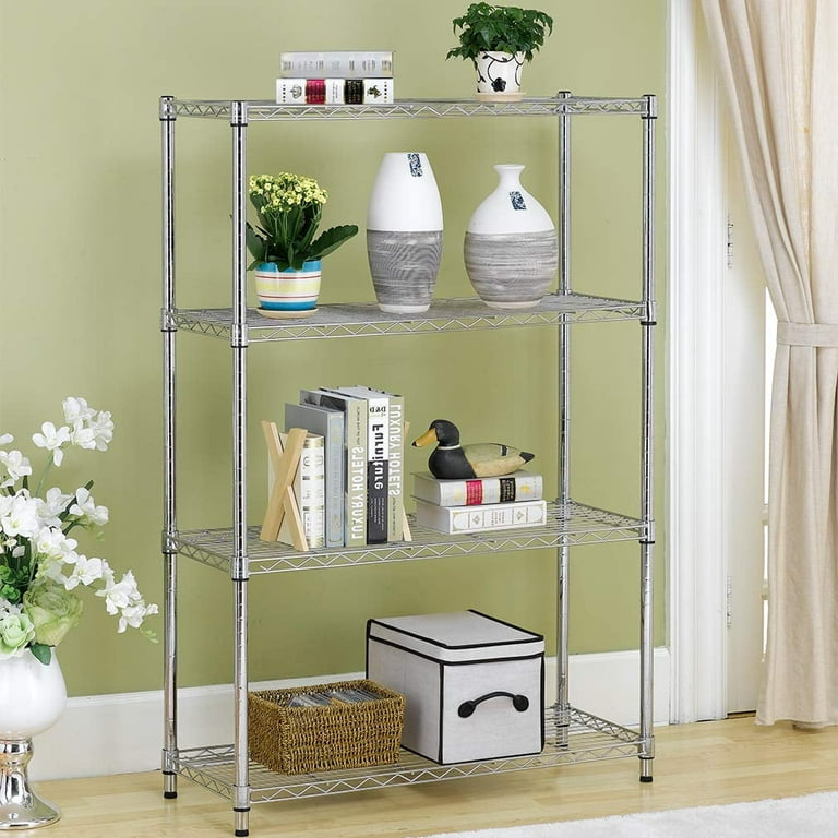 BestOffice 4-Shelf Wire Shelving Unit, 1000 Lbs photo 7