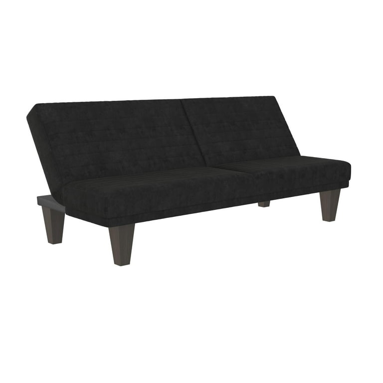 DHP Dillan Convertible Futon Black Walmart
