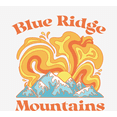 thumbnail image 2 of Adventure Society Blue Ridge Mountains Men's White Crew Neck Short Sleeve Tee-Small, 2 of 2