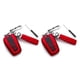 thumbnail image 3 of Speravity Llavero automotriz de TPU, portátil, a la moda, reutilizable, lavable, 3 botones, funda para llaves, accesorios, reemplazo para Prius 2016-2021 Rojo 2piezas Speravity CBP449054, 3 of 5