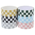 thumbnail image 1 of rollos de cinta washi de cuadrícula decorativa para scrapbooking, bricolaje, colores variados, 1 of 6