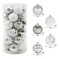 thumbnail image 2 of Esferas De Navideñas Plástico 6cm 30 Pzs Para Decoración Xtellar Plateado, 2 of 4