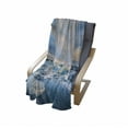 thumbnail image 4 of Iceland Soft Flannel Fleece Throw Blanket, Icebergs Floating on Jokulsarlon Glacier Lagoon at Sunrise, Cozy Plush for Indoor and Outdoor Use, 50" x 70", Sea Blue Tan, by Ambesonne, 4 of 6