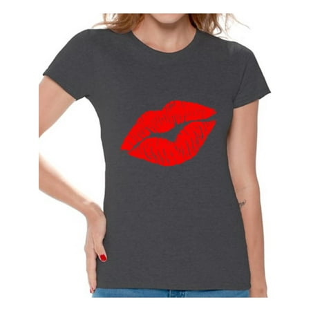 Awkward Styles Red Lips Shirt Retro 80s Lips T Shirt 80s Shirt 80s T Shirt Retro Vintage 80s Costume 80s Clothes for Women 80s Outfit 80s Party Girl Shirt 80s