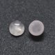 thumbnail image 2 of Natural Rose Quartz Cabochons Half Round/Dome 4x1.5~2.5mm, 2 of 2