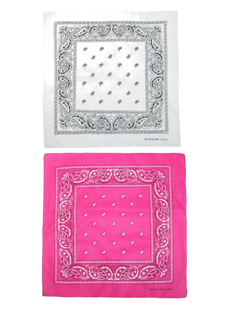 CTM Individually Folded & Packaged Paisley Print Cotton