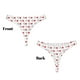 thumbnail image 3 of Balery Heartbeat Symbol Tangas de Algodón para Mujer con Estampado – Ropa Interior Sexy, Transpirable, G-string-X-Small, 3 of 6