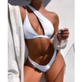 thumbnail image 1 of Maillot de Bain Femme Unilatéral Mini String Bikini Ensemble de Bain, 1 of 6